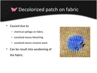 Defaced Patch Finishing defects | PPT