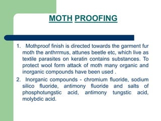 Finishing of wool | PPT