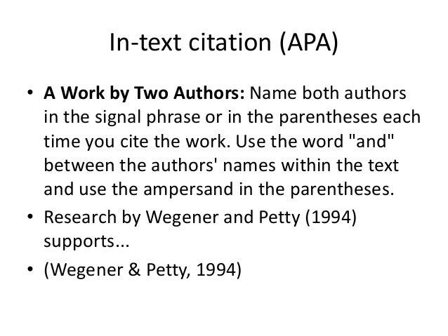 Finishing touches citation and referencing