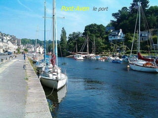 Pont-Aven   le   port 