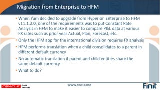Finit - Creative Solutions for FX Analysis in HFM | PDF