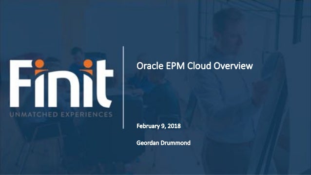 Finit - Breaking Through the Cloud: An Overview of Oracle ...