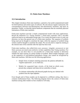 Finite State Machine Ideas.pdf Finite automata | PDF