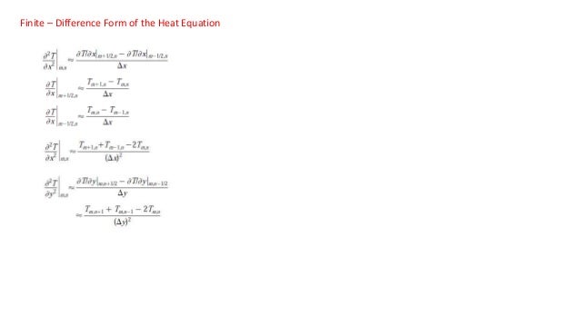 Finite difference equation