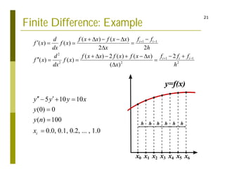 Finite Difference Method | PPT