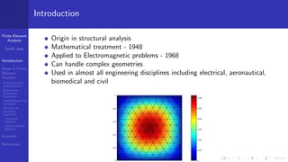 Finite Element Analysis - The Basics | PDF