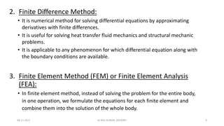 Finite element method introduction | PPTX | Physics | Science