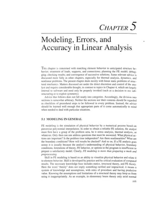 Finite element modeling for stress analysis