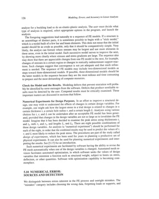 Finite element modeling for stress analysis