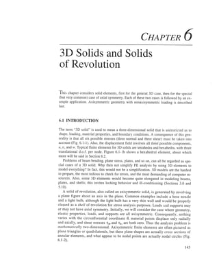 Finite element modeling for stress analysis
