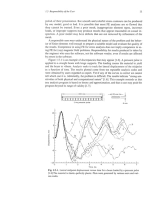 Finite element modeling for stress analysis