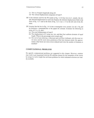 Finite element modeling for stress analysis