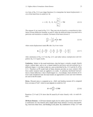 Finite element modeling for stress analysis