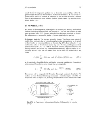 Finite element modeling for stress analysis