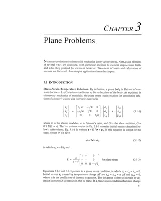 Finite element modeling for stress analysis