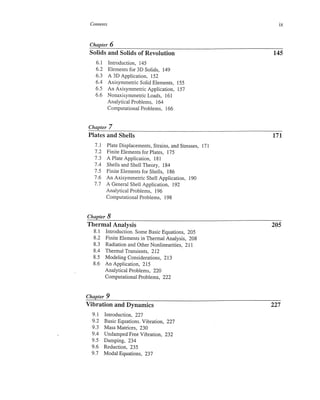 Finite element modeling for stress analysis
