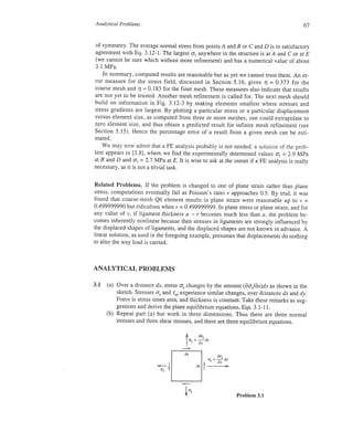 Finite element modeling for stress analysis
