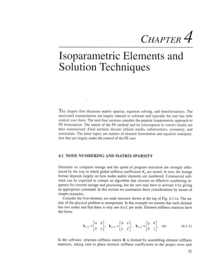 Finite element modeling for stress analysis