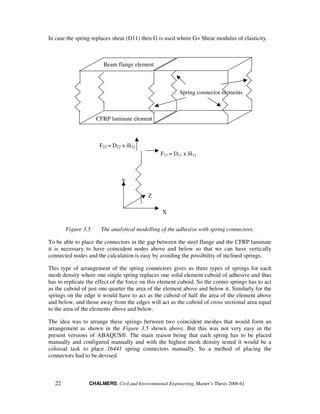 Finite element modelling of adhesive | PDF