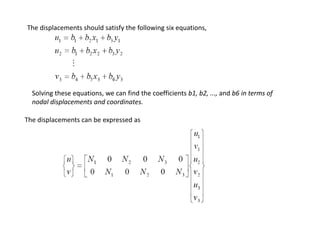 Finite elements for 2‐d problems | PDF