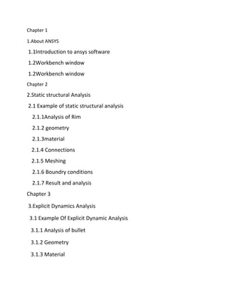 Finite element using ansys | PDF