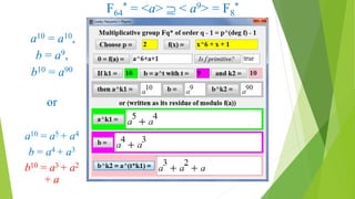 Finite Field Example Finite fields | PPTX