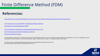 Comprehensive Overview of the Finite Difference Method (FDM) in ...