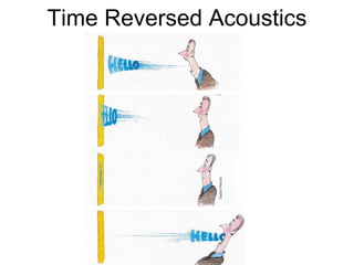 Time Reversed Acoustics

 