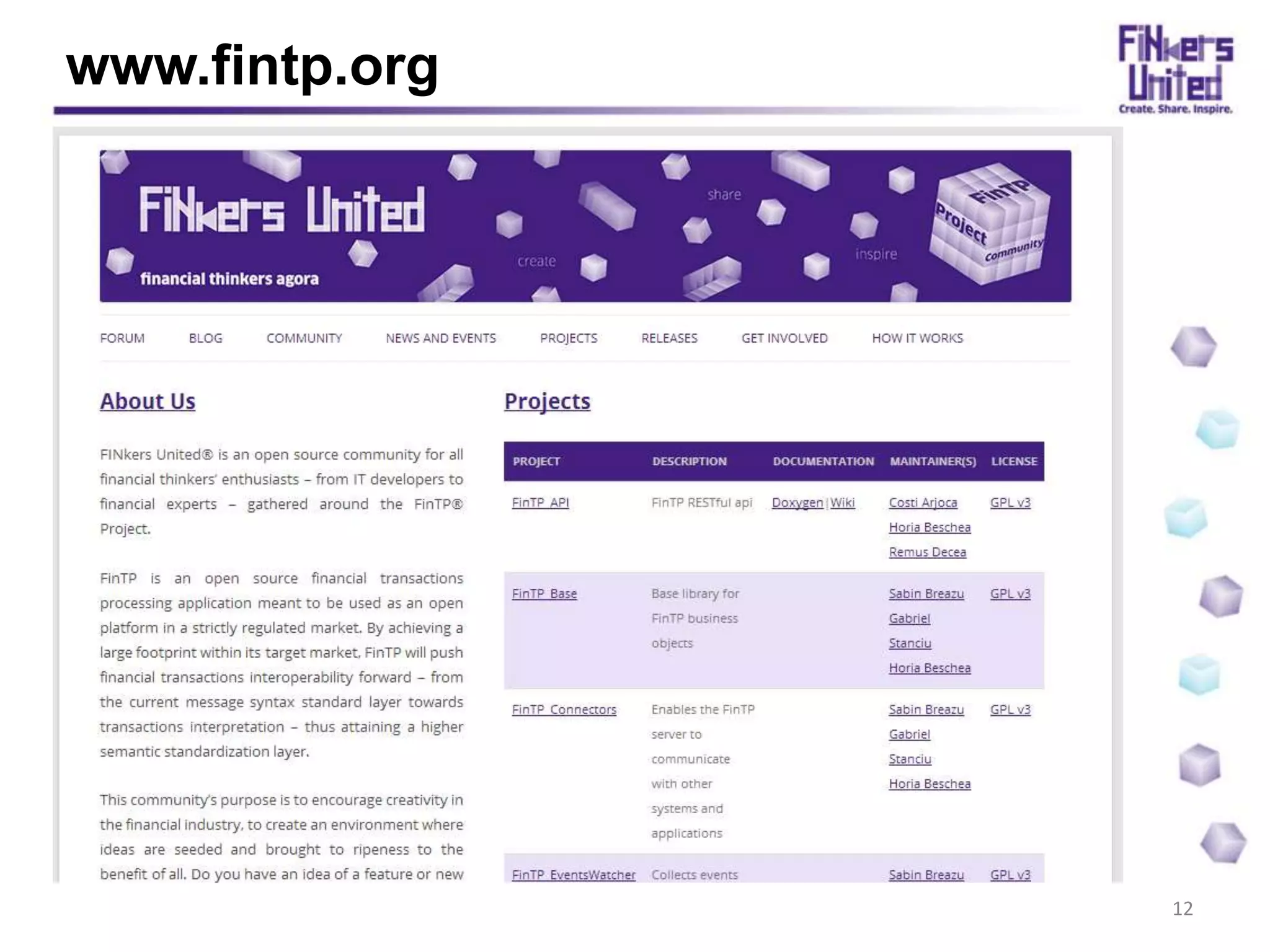www.fintp.org
12