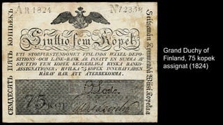 Grand Duchy of
Finland, 75 kopek
assignat (1824)
 