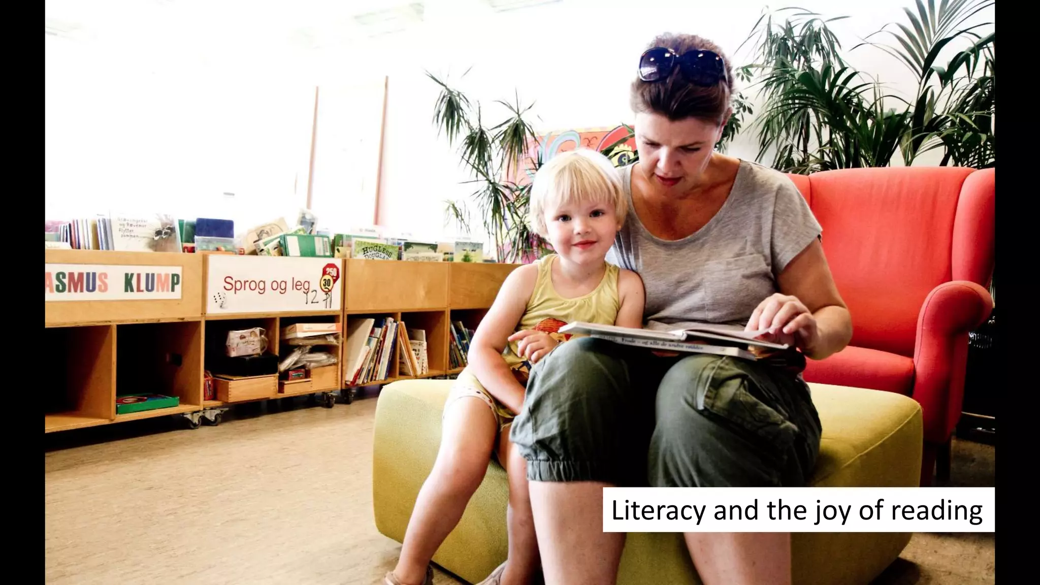 Literacy and the joy of reading
 