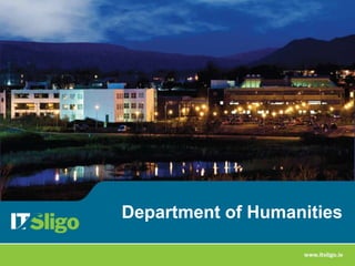 Department of Humanities
 