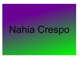 Nahia Crespo
 