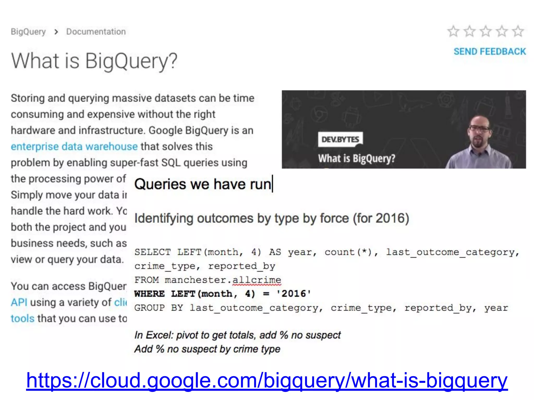 https://cloud.google.com/bigquery/what-is-bigquery
 