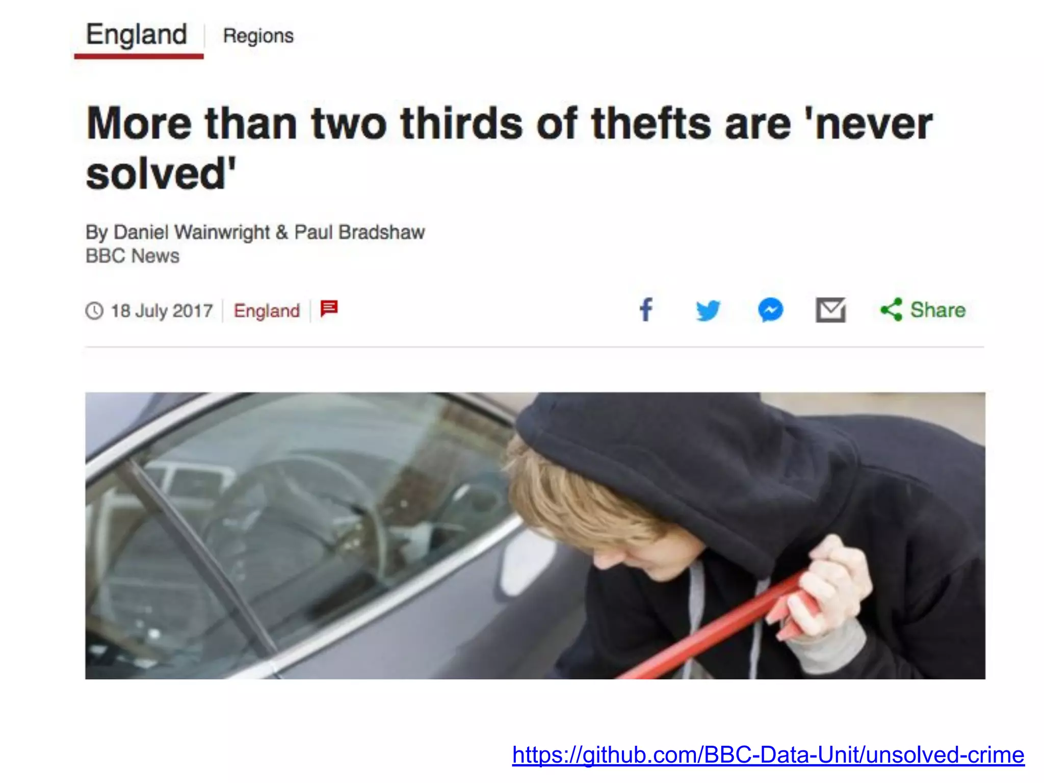 https://github.com/BBC-Data-Unit/unsolved-crime
 