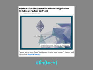 Fin (Legal) Tech – Law’s Future from Finance’s Past (Some Thoughts About the Financialization of the Law) – Professors Dan...