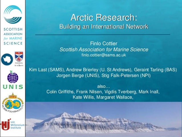 helgen tigger Berri Arctic Research - Building An International Network [Finlo Cottier]