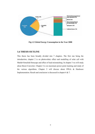 7
Fig.1.2 Global Energy Consumption in the Year 2008
1.6 THESIS OUTLINE
This thesis has been broadly divided into 7 chapte...