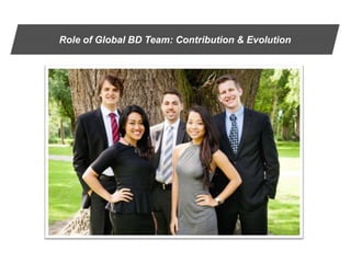 Role of Global BD Team: Contribution & Evolution

 