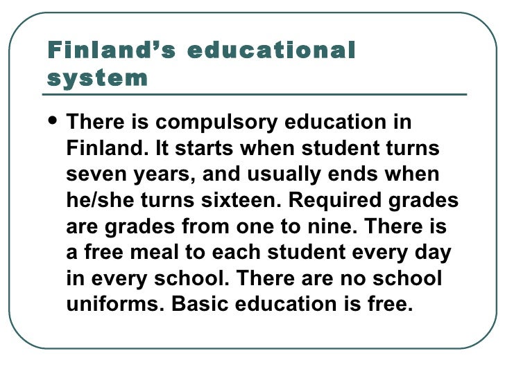 Finnish education system