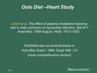 Finnish Mental Hospital Study
         (soy oil replacing dairy fat in habitual diet)



                 Published as two separate papers:

                                                     WOMEN
             Miettinen M et al. Dietary prevention of coronary heart
           disease in women: the Finnish mental hospital study. Int J
                       Epidemiol.1983 Mar;12(1):17-25.




                                       MEN
                Turpeinen O et al. Dietary prevention of coronary heart
                   disease: the Finnish Mental Hospital Study. Int J
                          Epidemiol. 1979 Jun;8(2):99-118.
Page 1     http://www.facebook.com/pronutritionist
 