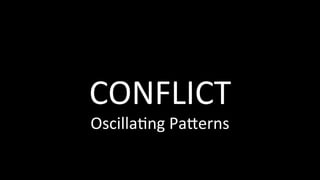 CONFLICT	
Oscilla@ng	PaKerns	
 