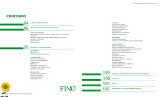 2 | REPORTE DE SOSTENIBILIDAD - AÑO FISCAL 2009 / 2010 
REPORTE DE SOSTENIBILIDAD - AÑO FISCAL 2009 / 2010 | 3 
CARTA DEL GERENTE GENERAL 
PRESENTACIÓN Y PERFIL DE LA ORGANIZACIÓN 
ESTRUCTURA OPERATIVA 
DECLARACIÓN DE MISIÓN, VISIÓN, VALORES, POLÍTICAS Y CÓDIGO DE 
CONDUCTA 
PRINCIPALES IMPACTOS, RIESGOS Y OPORTUNIDADES DEL NEGOCIO 
MERCADO Y PRODUCTOS 
CERTIFICACIONES 
ASOCIACIONES 
GESTIÓN CON GRUPOS DE INTERÉS 
ACCIONISTAS 
EJECUTIVOS 
IMPACTO ECONÓMICO INDIRECTO 
COLABORADORES 
ENFOQUE DE PARTICIPACIÓN 
DESGLOSE DE COLABORADORES 
RETRIBUCIONES 
BENEFICIOS 
FORMACIÓN Y CAPACITACIÓN 
SEGURIDAD Y SALUD OCUPACIONAL 
LIBERTAD DE ASOCIACIÓN 
PROVEEDORES 
ENFOQUE DE PARTICIPACIÓN 
GESTIÓN DE COMPRAS 
CRITERIOS DE SELECCIÓN 
RELACIONES ÉTICAS 
04 
08 
26 
CLIENTES 
OBJETIVOS DEL PERÍODO 
ENFOQUE DE PARTICIPACIÓN 
CICLO DE PRODUCCIÓN 
ETIQUETADO DE PRODUCTOS 
EXPORTACIONES 
MEDICIÓN DE LA SATISFACCIÓN 
CONTROL Y REGULACIÓN 
COMUNIDAD 
APOYO A LA EDUCACIÓN 
APOYO A LA LUCHA CONTRA LA DESNUTRICIÓN INFANTIL 
MEDIO AMBIENTE 
OBJETIVOS AMBIENTALES 
ASPECTOS AMBIENTALES SIGNIFICATIVOS 
CONTROL DE ASPECTOS AMBIENTALES SIGNIFICATIVOS 
OPORTUNIDADES AMBIENTALES 
INICIATIVAS DE INNOVACIÓN Y EFICIENCIA 
MATERIALES 
CONSUMO DE ENERGÍA 
GESTIÓN DE AGUA 
GESTIÓN DE EMISIONES Y RESIDUOS 
BIODIVERSIDAD 
INVERSIÓN AMBIENTAL 
CAPACITACIÓN EN TEMAS AMBIENTALES 
CAMBIO CLIMÁTICO 
RELACIÓN, CONTROL Y REGULACIÓN 
PROCESO DE ELABORACIÓN DEL REPORTE DE SOSTENIBILIDAD 
CONTACTO 
ANEXOS 
INDICADORES DEL GLOBAL REPORTING INITIATIVE 
100 
100 
102 
106 
CONTENIDO 
 
