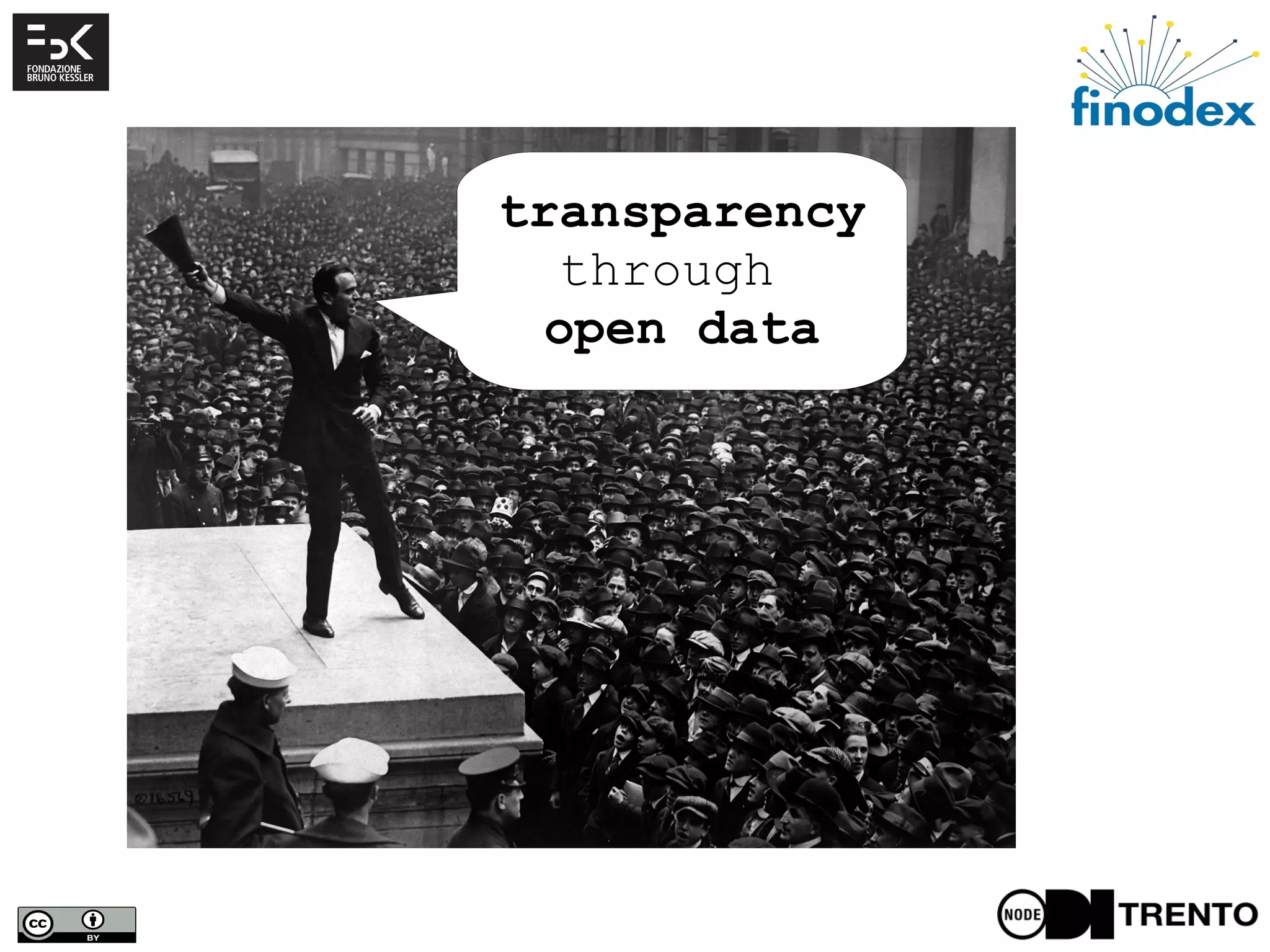 transparency
through
open data
 