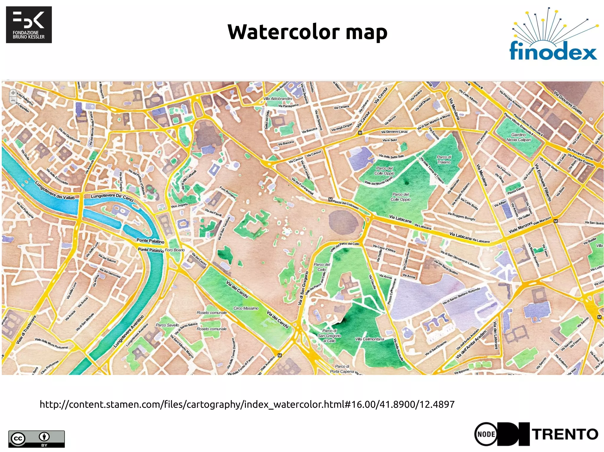 3D View
http://demo.f4map.com/#lat=41.8897713&lon=12.4888911&zoom=17
 