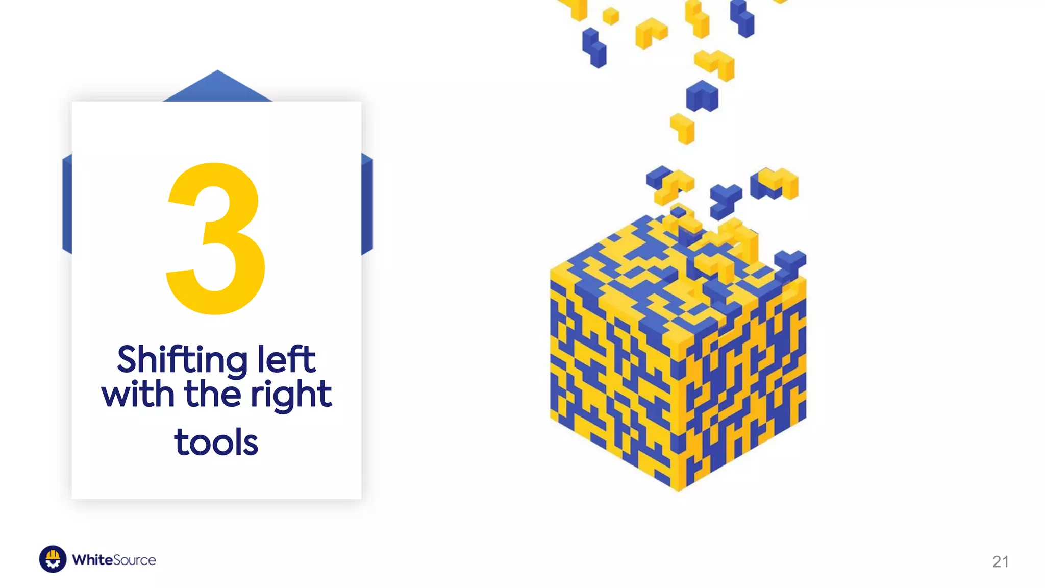 21
3Shifting left
with the right
tools
 