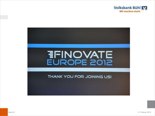 Seite 22   12. Februar 2012
 