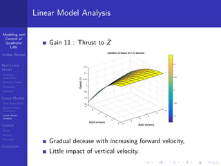 Modeling and control of a Quadrotor UAV | PDF