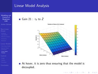 Modeling and control of a Quadrotor UAV | PDF