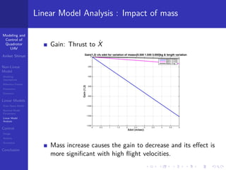 Modeling and control of a Quadrotor UAV | PDF